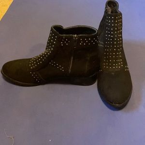 Studded booties